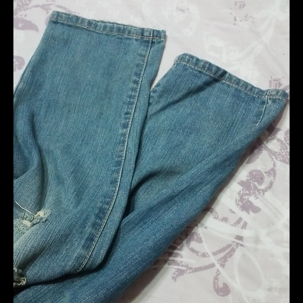 "Distress" bootcut jeans - Picture 2 of 2